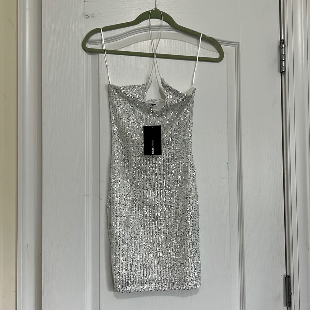 Sequin mini dress